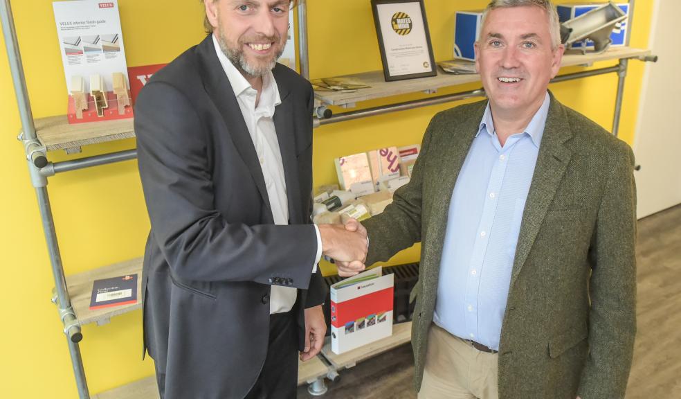Broadbase MD Stephen Galvin and Construction Materials Online CEO Andy Dunkley