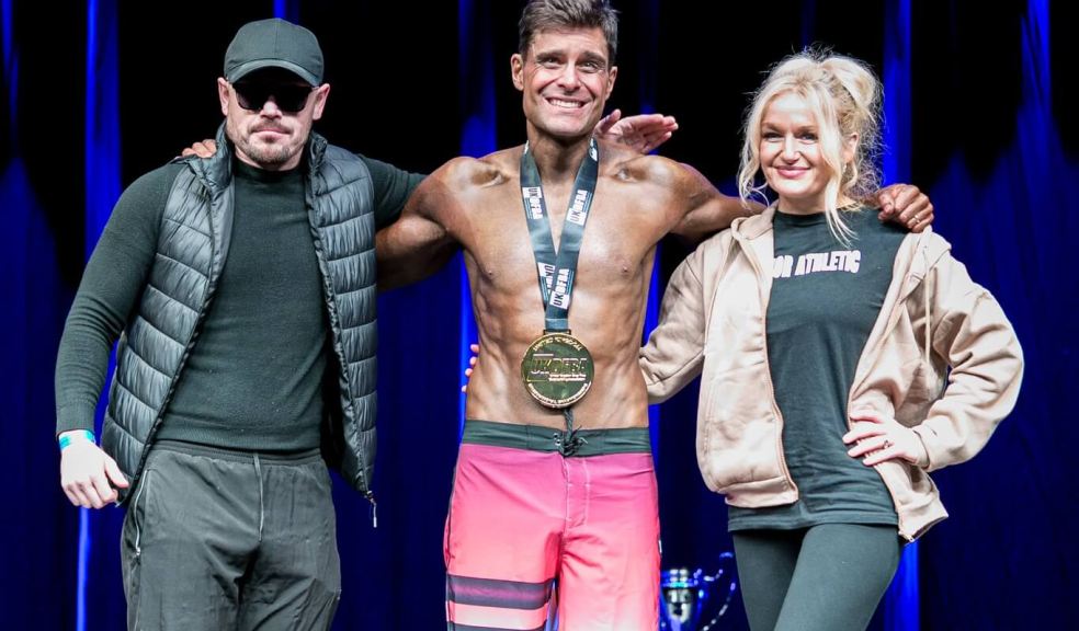 Ed Akay with his Trainer Matthew White and Wife Helen Akay. Credit: Sam Solarfly Ed Akay with his Trainer Matthew White and Wife Helen Akay. Credit: Sam Solarfly