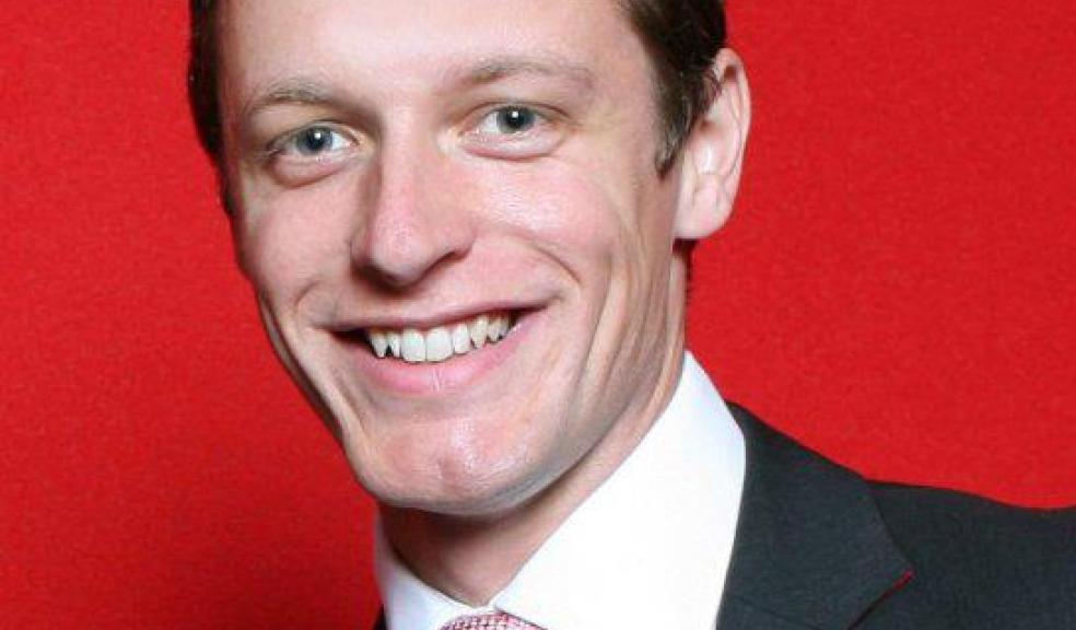 Luke Pollard who has secured Labour nomination for the Plymouth Sutton and Devonport parliamentary seat