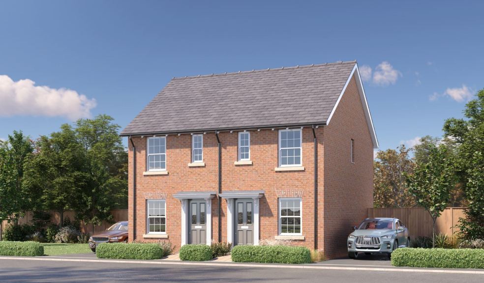 A CGI of the Ashmore at Willow Grange, Exeter, where Edenstone is hosting a first time buyer event over the weekend of August 16 and 17