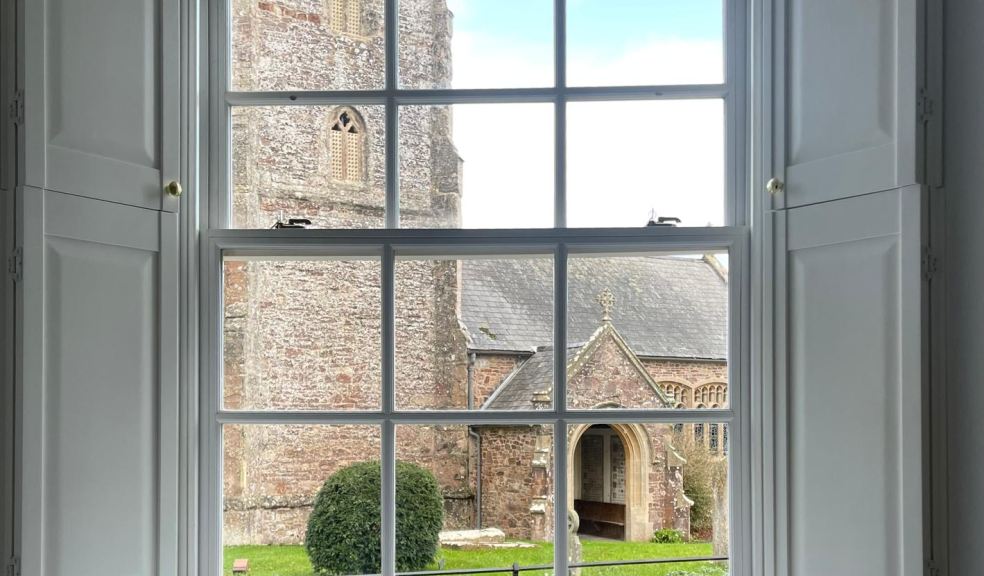 White Solid Panel Shutters In Period Homes In Devon