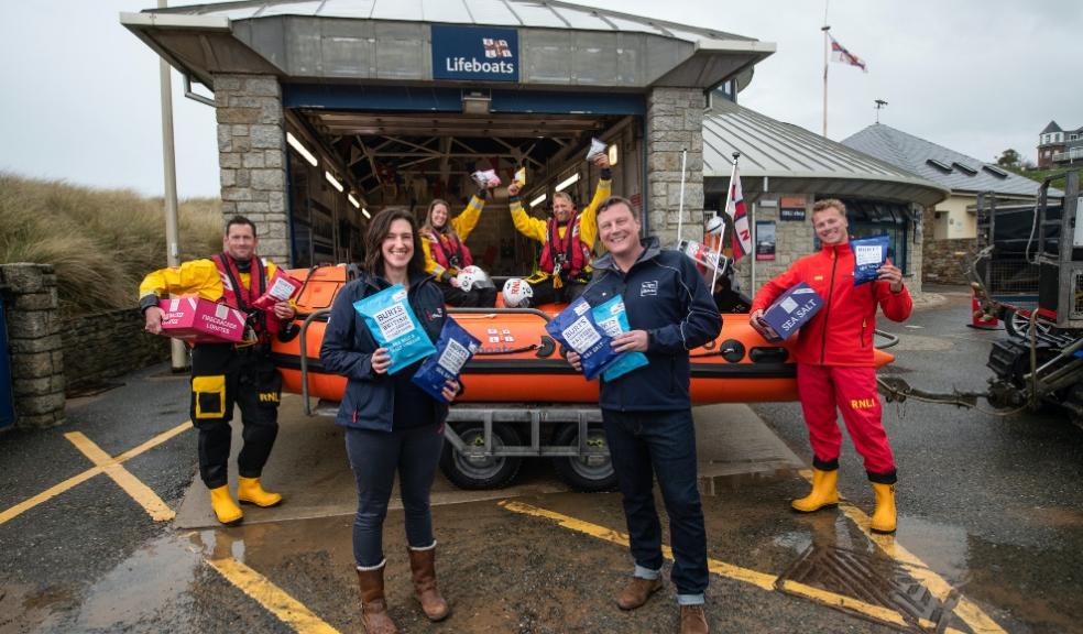 Plymouth-based Burts Snacks teams up with the RNLI as the South West braces itself for busy holiday 