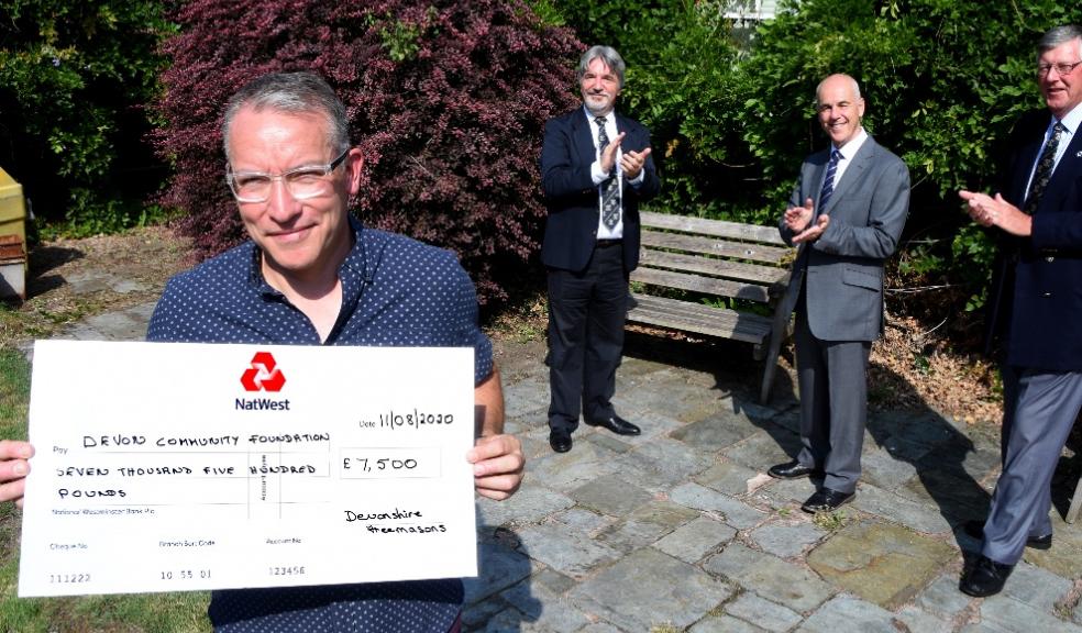 L-R: Scott Walker, Reuben Ayres & Nick Ball Devonshire Freemasons