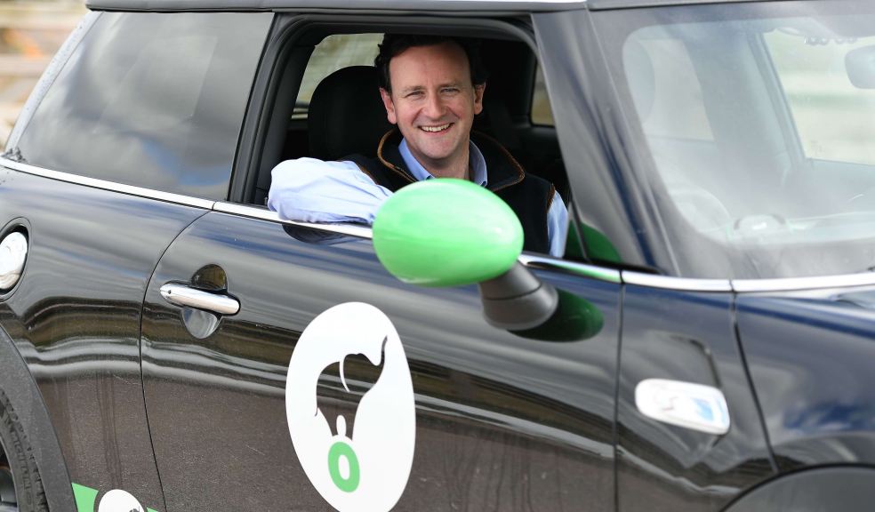 Man sitting in Lightfoot Car