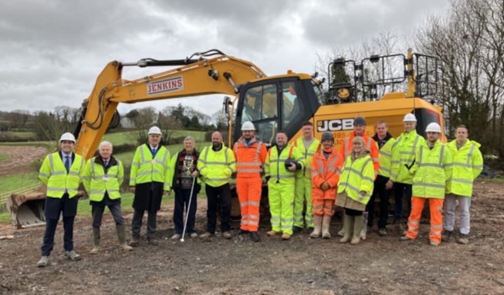Work starts on Dinan Way extension.