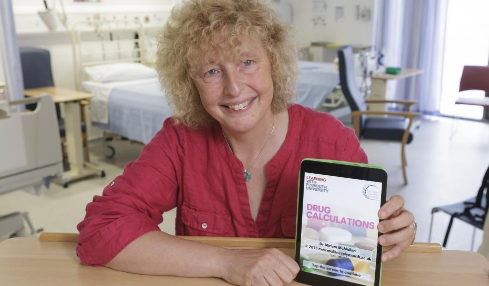 Dr Miriam McMullan with the Mastering Drug Calculations App