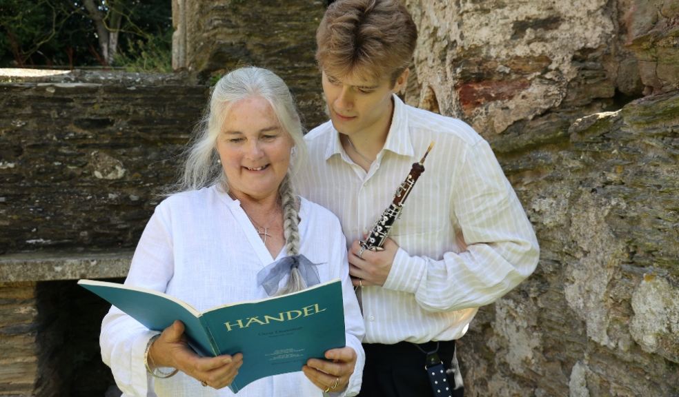 Choir member Sheena McCready and her son, oboist Fergus McCready. Photo: Jayne Morris Photography.