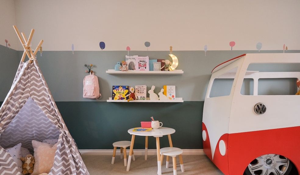 A staycation themed children’s bedroom features in the Elan show home at Pickards at Larkbear