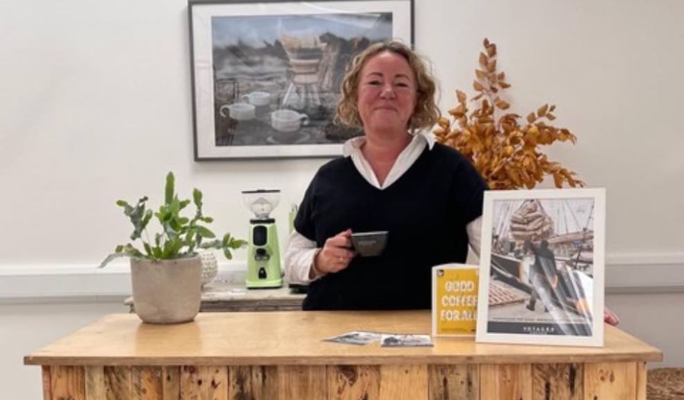 Photo caption: Emma Davis, Managing Director of Voyager Coffee