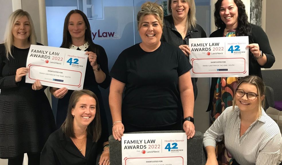 On the Family Law Awards Shortlist Staff from The Family Law Company
