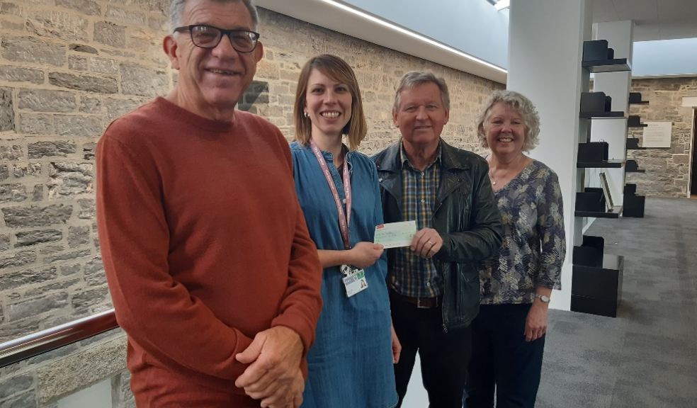 L-R: Malcolm Elliott, Emma Philip, Senior Curator at The Box, Derek Wood and Linda Stott