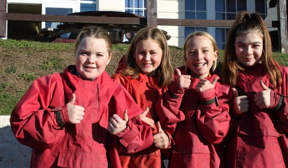 From left to right the students are: Kelsey Down, Natasha Jones, Mollie Moss and Caitlin Day.