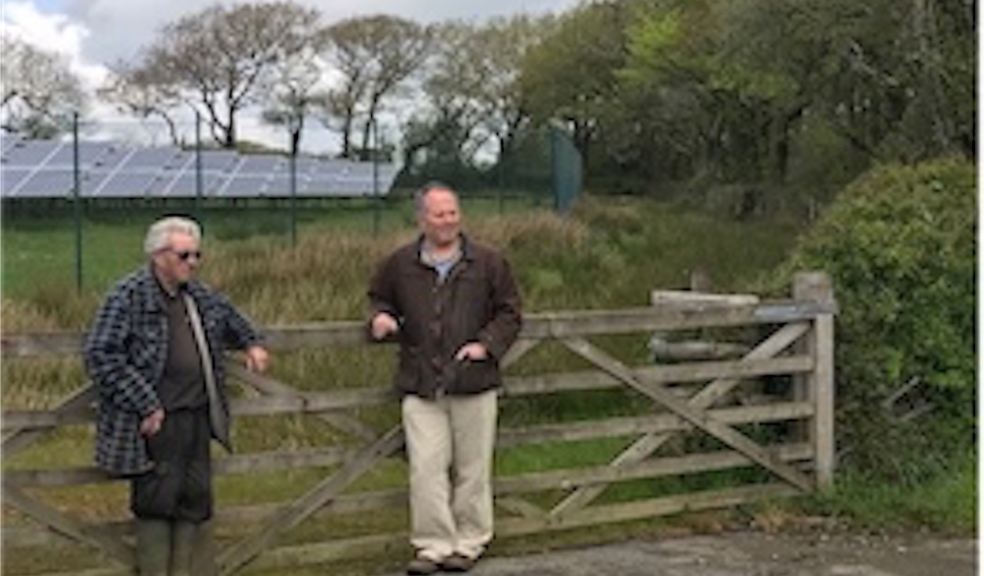 Two of the many Pyworthy residents fighting yet another solar farm (Photo: Devon CPRE) 