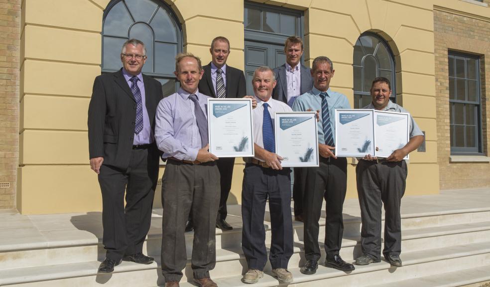 Back Row – Kevin Murch, Construction Director / Jason Hockey, Contracts Manager / Philip Fry, Managing Director Front Row – Steve Walker, Site Manager / Aubrey Harris, Site Manager / David Pillinger, Site Manager / Adrian White, Site Manager