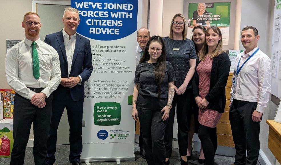 Luke Pollard MP meets colleagues from Yorkshire Building Society in Plymouth and Citizens Advice;