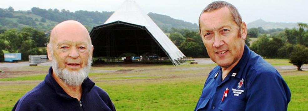Michael Eavis who has banned Chinese lanterns from the Glastonbury Festival