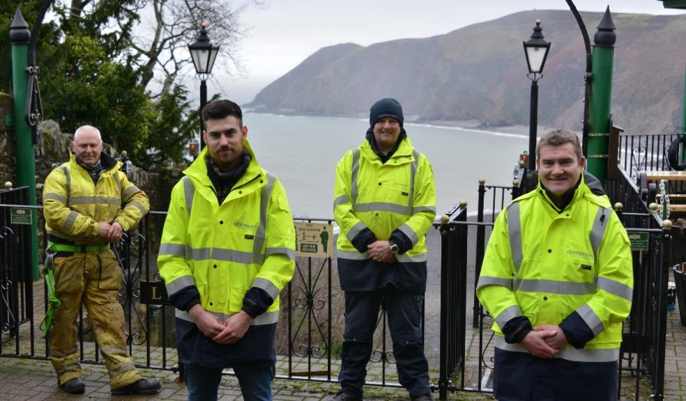 Lynton & Lynmouth Cliff Railway, OpenReach