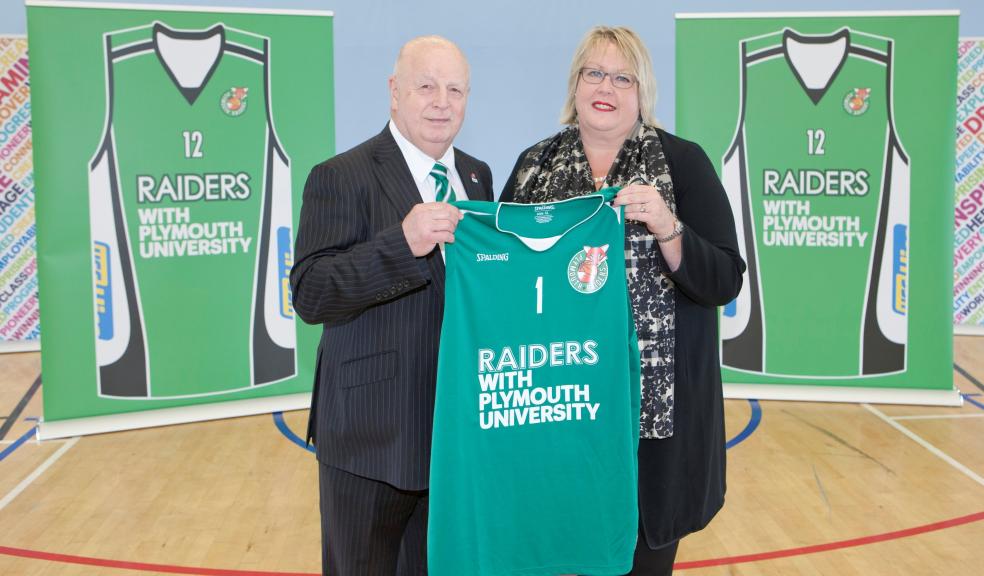 Professor Wendy Purcell and Bob Widdecombe launching the new partnership on Wednesday 19 June)