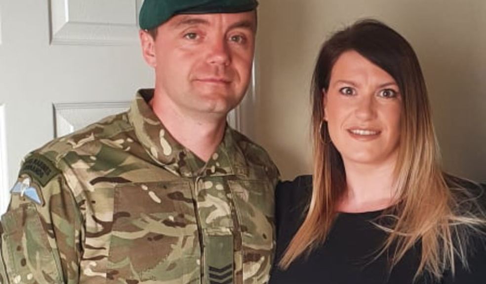 RFEA Families Programme Coordinator Lee Johnston pictured with husband Liam