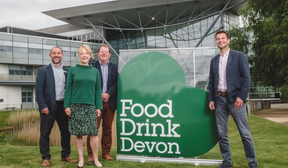 Greg Parsons, Susy Atkins, Ian Cameron and Howard Davies (outside the Met Office)