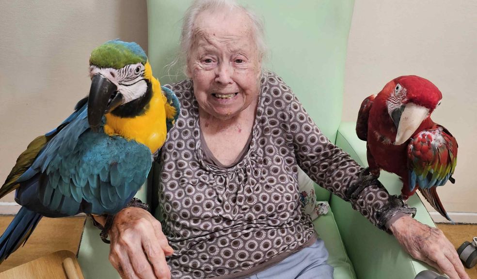 Resident Ivy Christopher-Walsh with Toni and Zazu