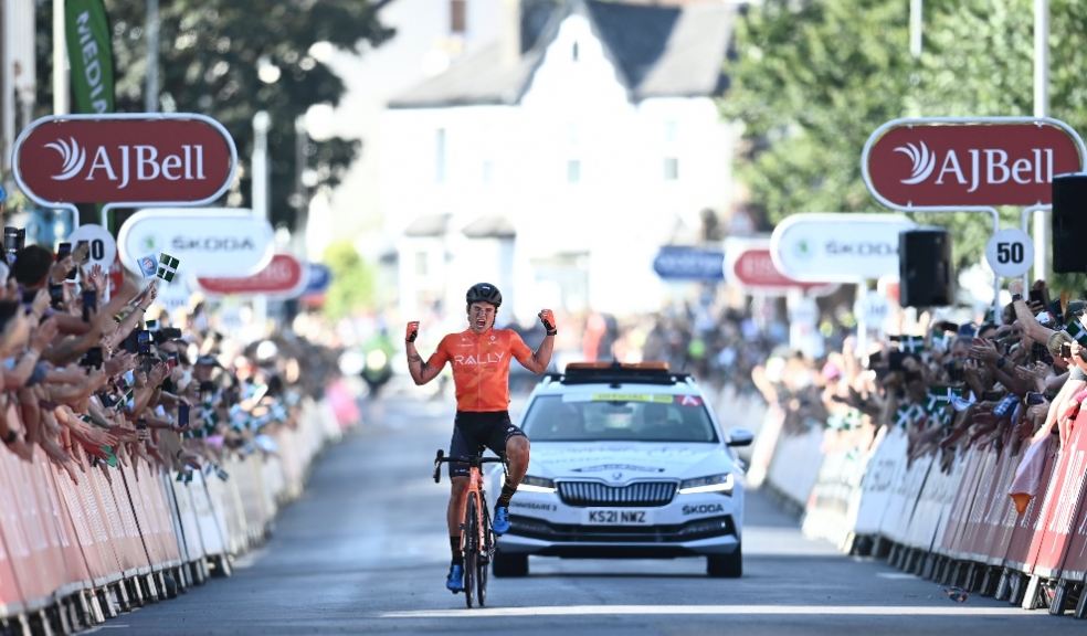 Robin Carpenter wins Stage Two in Exeter. Photo: SWpix.