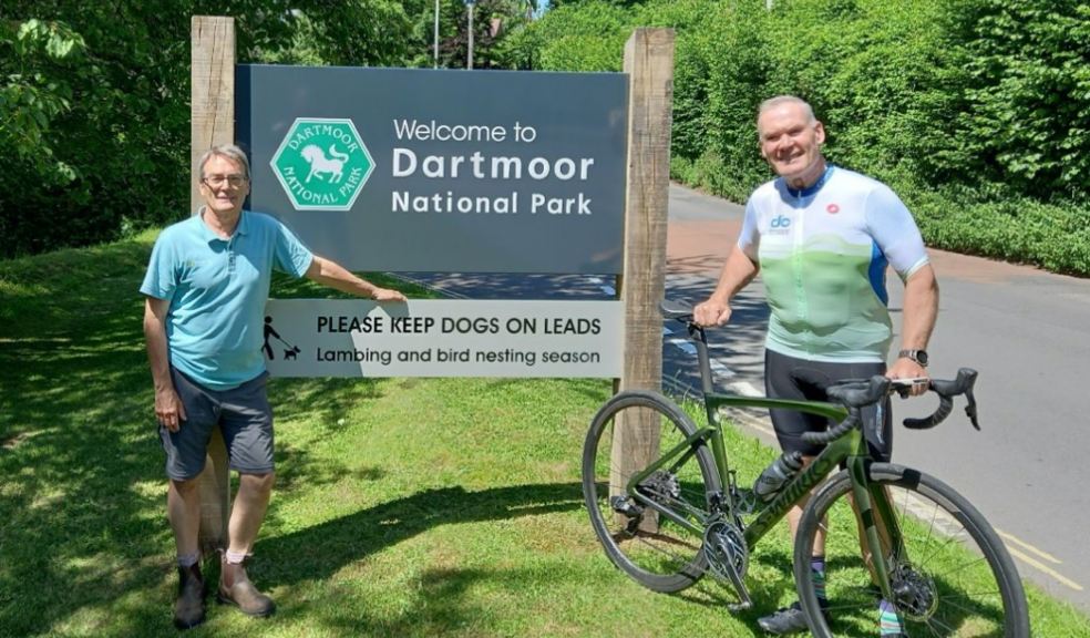 DNPA's Tim Russell and Dartmoor Classic Chairman Guy Langworthy