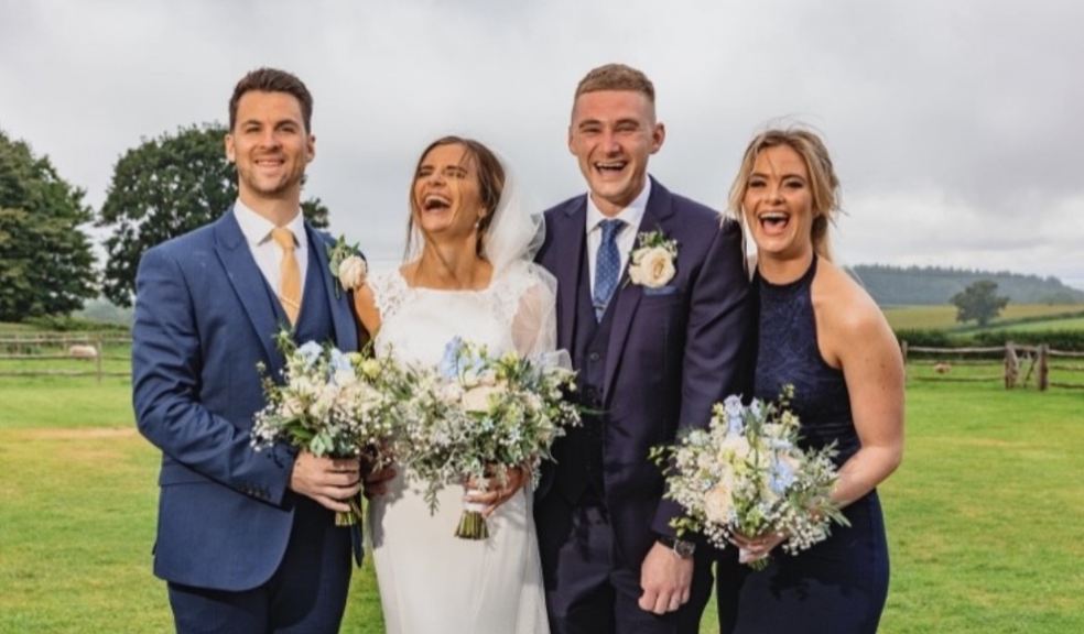 Katie's Wedding in 2021. Image: Devon Air Ambulance.