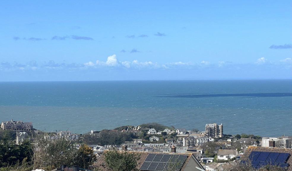 Pictures from Webbers capture the stunning view from new Elan homes at Seascape in Ilfracombe