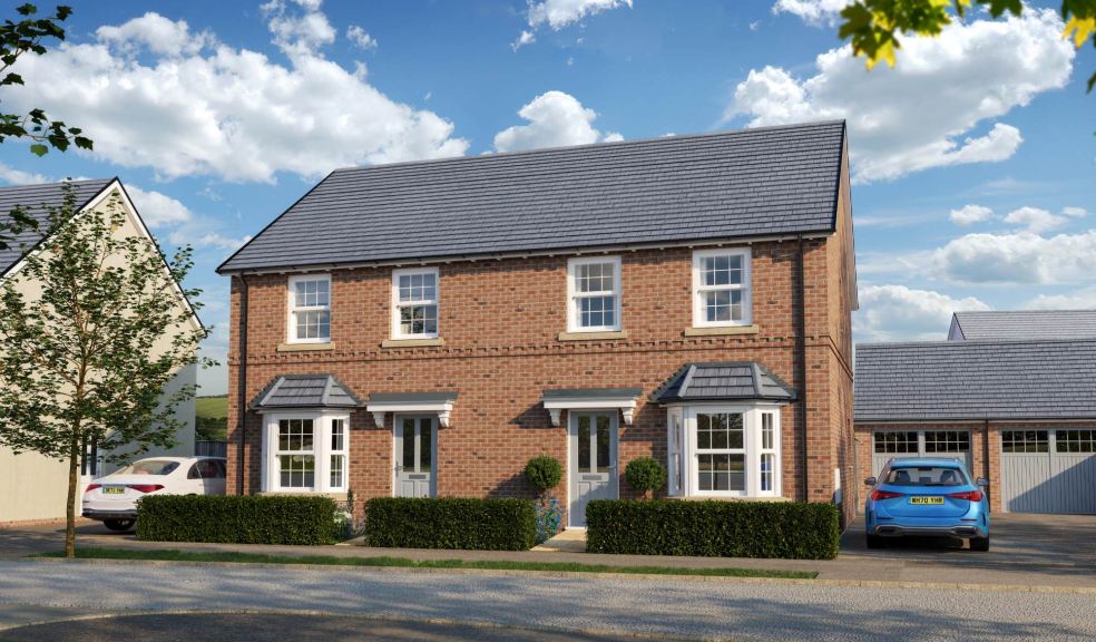 A CGI of the three-bedroom Chepstow from Edenstone at The Orchards, Sampford Peverell