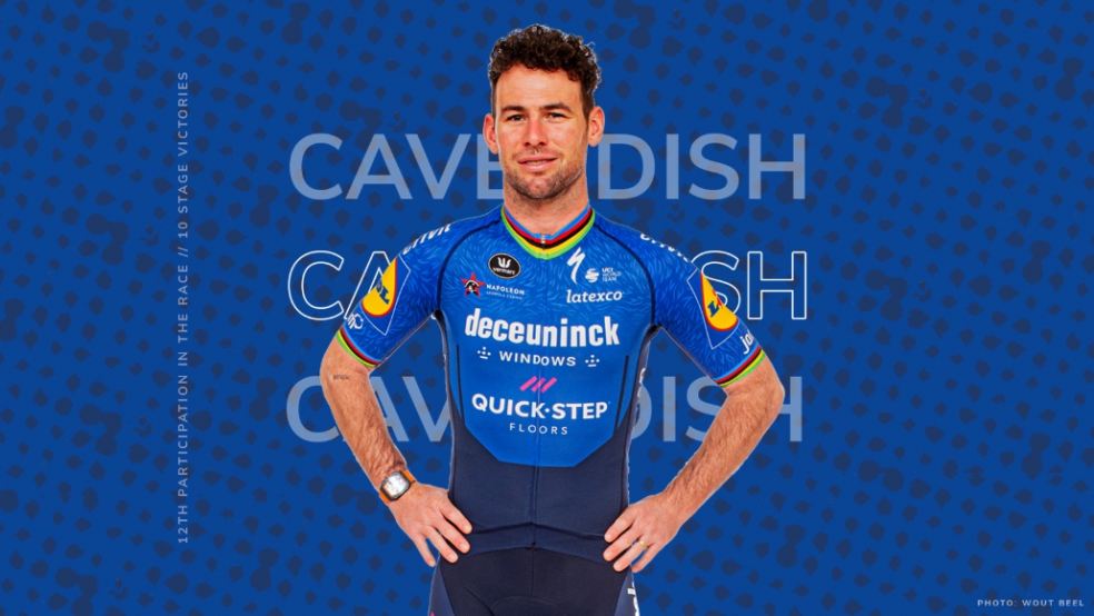 Legendary sprinter Mark Cavendish