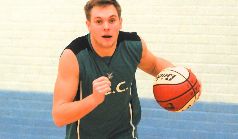Tom Elliot-Smith, who's been chosen for England Under 18s at basketball