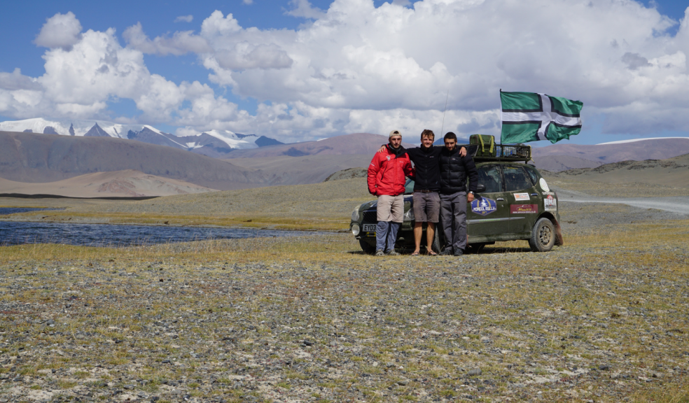 Tom, George & Toby in Mongolia
