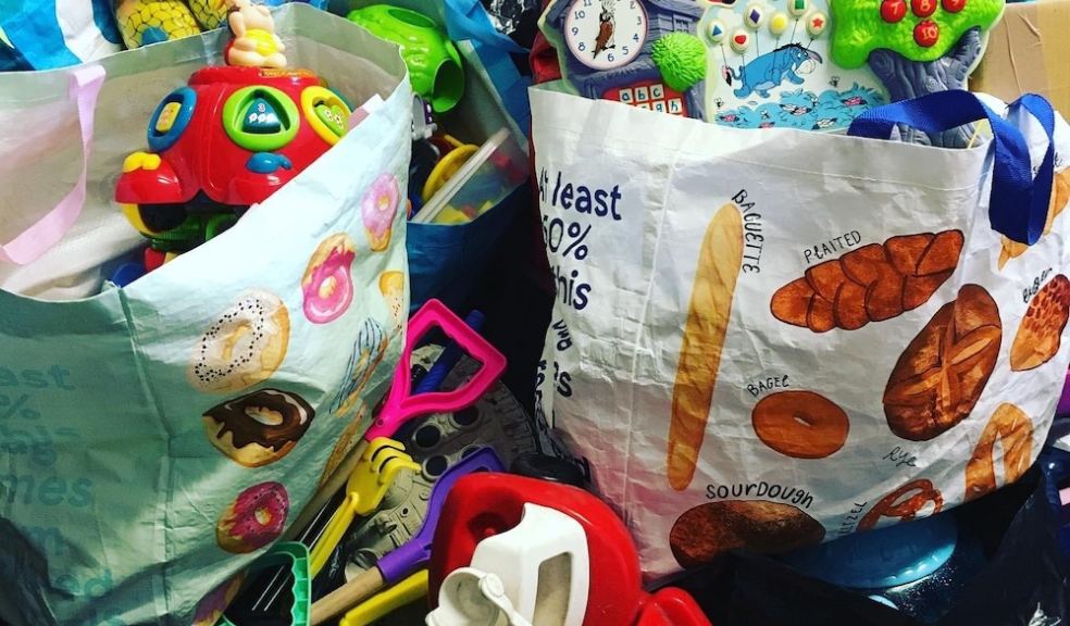Toy donations for No Toy Left Behind community initiative