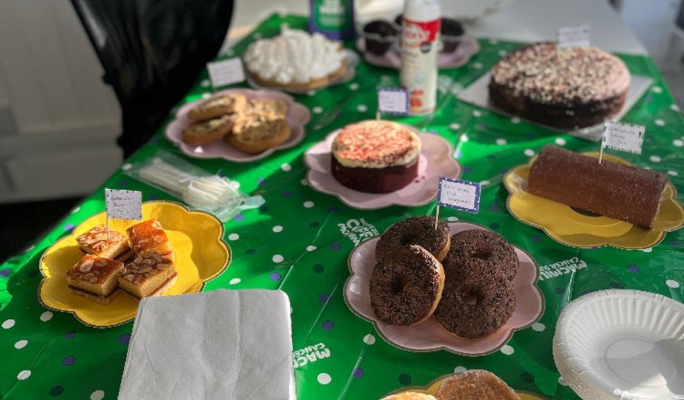 Woods Bryce Baker coffee morning 2022 Table of treats to raise money for Macmillan