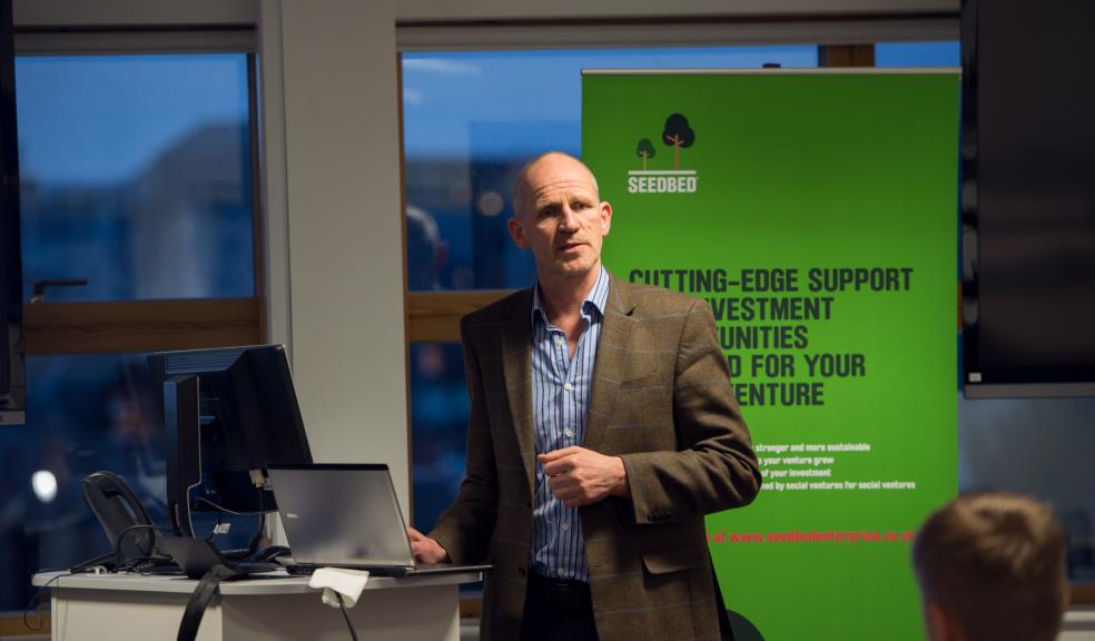Director Dirk Rohwedder at a Taster Event
