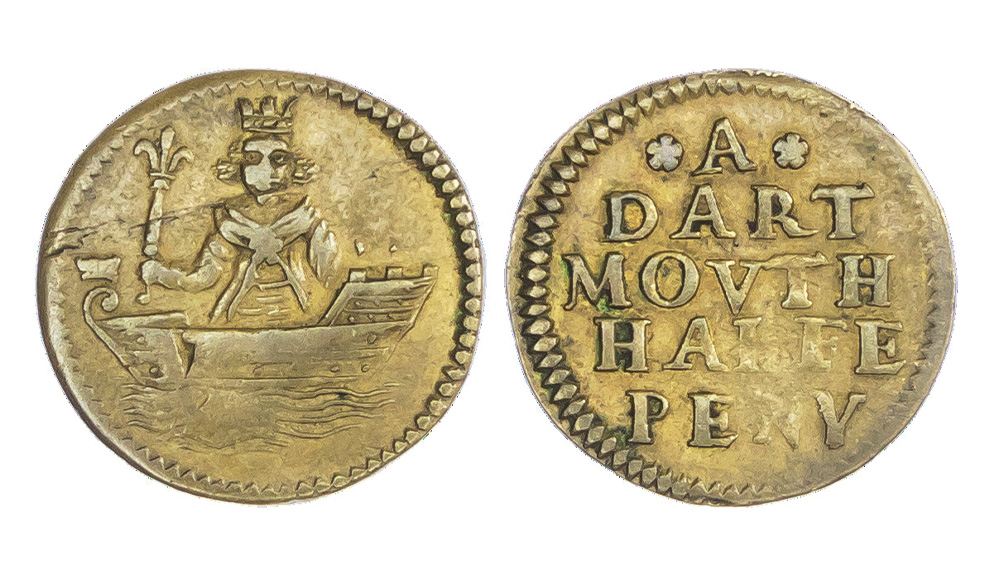 Pennies from Devon 17th century token/penny