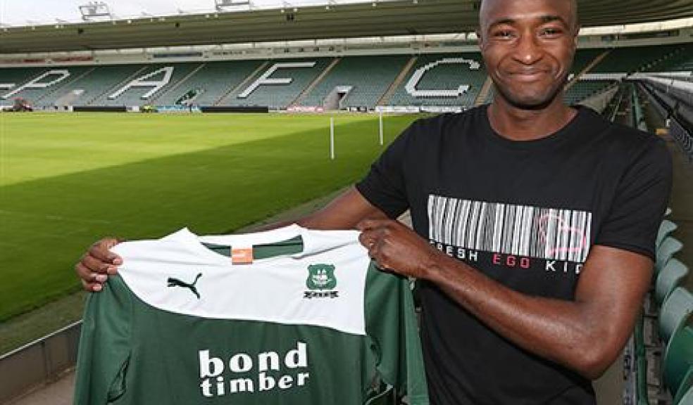 Marvin Morgan. Image courtesy of Plymouth Argyle FC