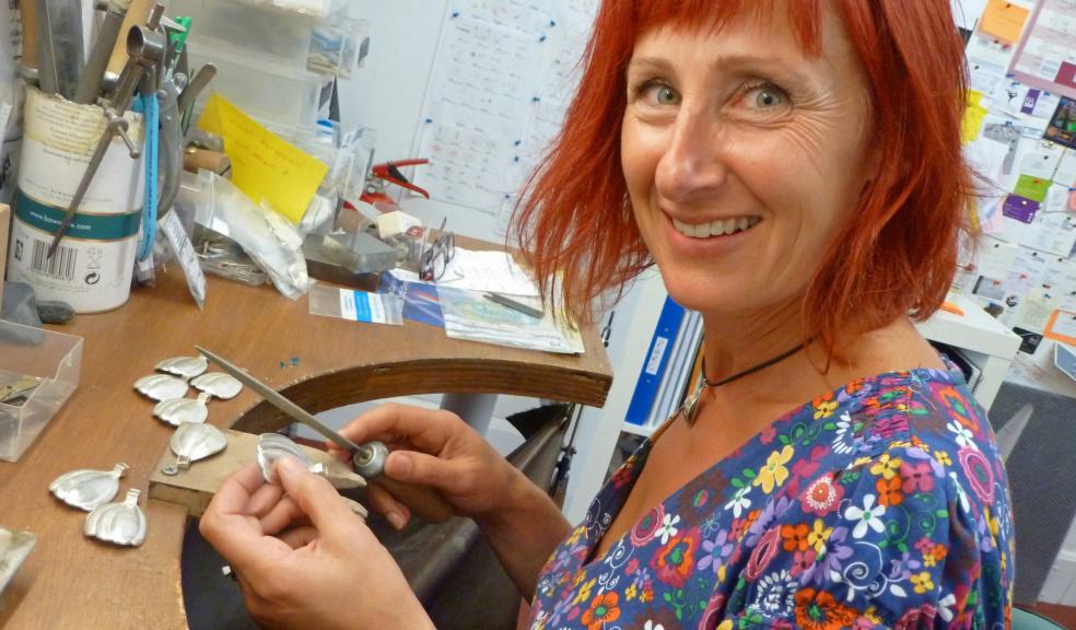Nicola Hurst at work. Photo by Laura Joint