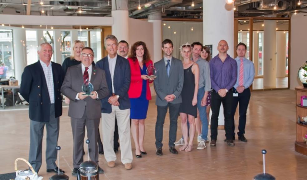 Left to right: Chris Arscott, Sharron Robbie, Cllr Tudor Evans, Doug Fletcher, Stefan Krause, Sarah O'Leary, Simon Bradbury, Eloise Malone, Ray White, Emily Dymond, David Lea. and Benjamin Dunks