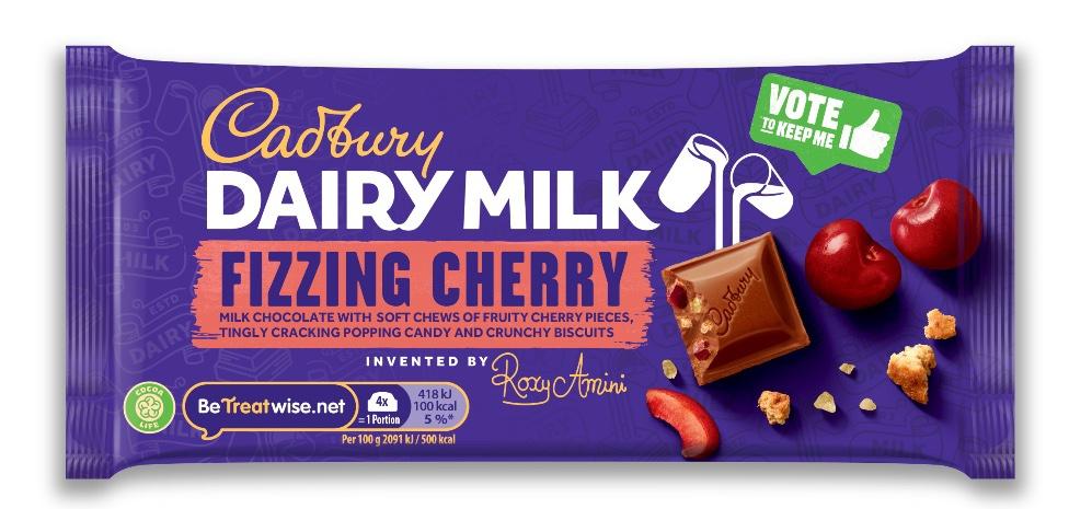 Cadbury Dairy Milk Fizzing Cherry