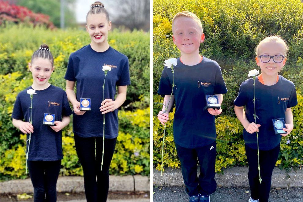 Three medals for Honiton gymnasts at national acrobatic finals