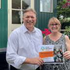 Moorland Fuels' Cosy Heating Club Winner and Commercial Sales Account Manager