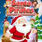 Santa and the pirates stood together with a title