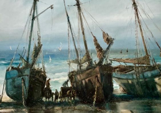 Anthony Amos - Trawlers Unloading