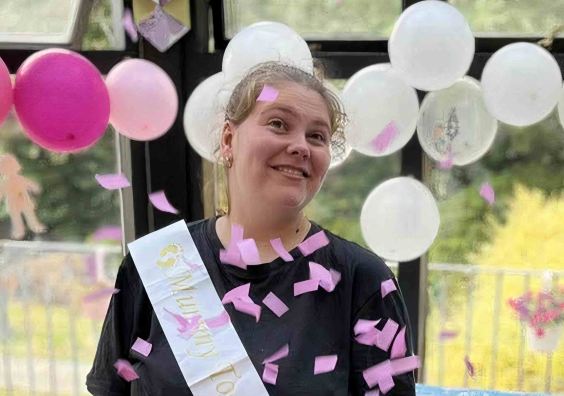 Gender reveal at Butterfly Lodge