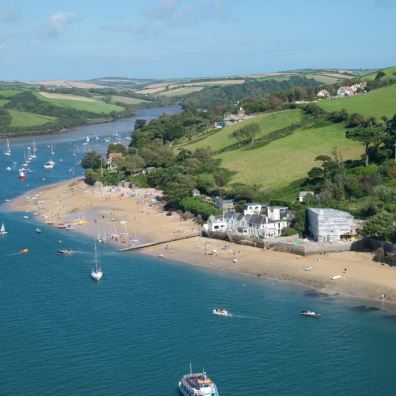 Cafe on estuary in Devon