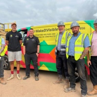 Team in hi vis jackets