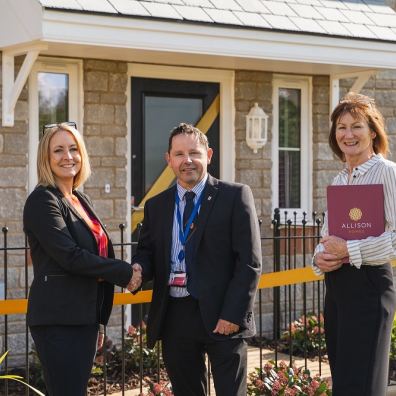 Michele Jones, Cllr Dean Ruddle and Trisha Birch-Hawkins