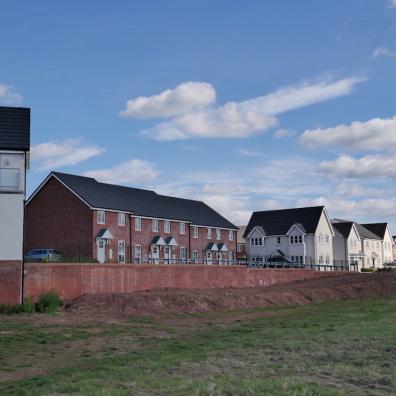 New homes in the East Devon town of Cranbrook